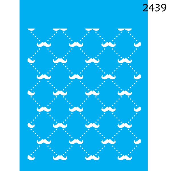 Stencil Opa 15x20 Bigode