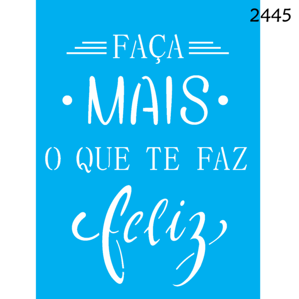 Stencil Opa 15x20 Faça Mais