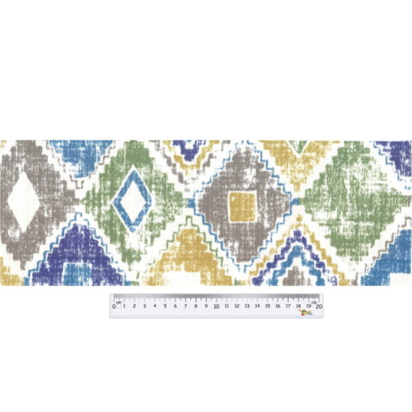 Tecido Algodão Petit Deco Savage Azul 1.40Mts.