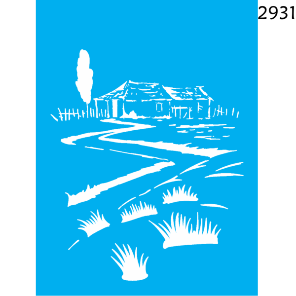 Stencil Opa 15x20 Casa II