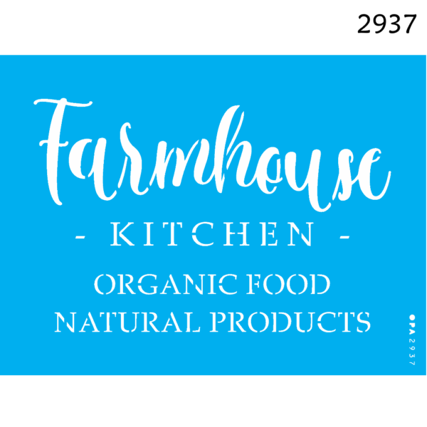 Stencil Opa 15x20 Farm House Kitchen