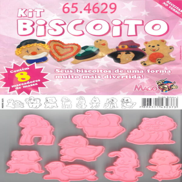 Kit Biscoito Bichinhos 8un.