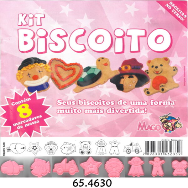 Kit Biscoito Brinquedos 8un.
