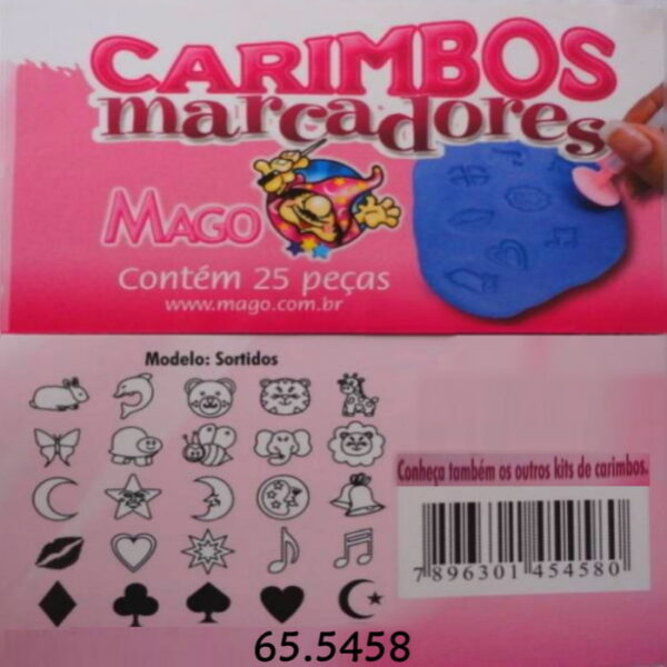 Carimbos Marcadores Sortidos 25pçs.