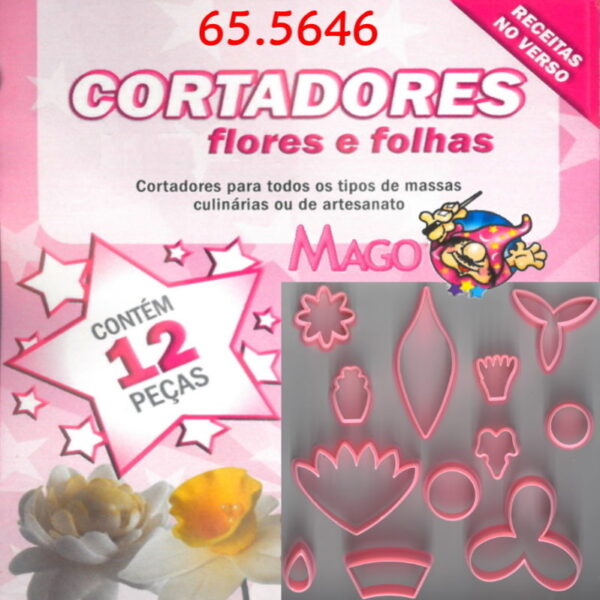 Cortantes p/ Massas e Artesanato 12un.