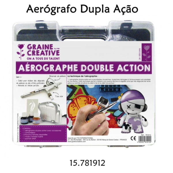 Kit Aerógrafo Dupla Ação