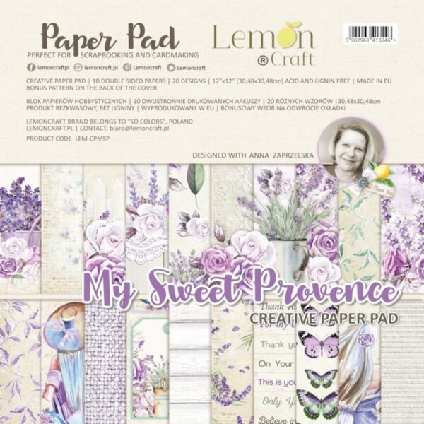Scrapbook Papers My Sweet Provence 30x30