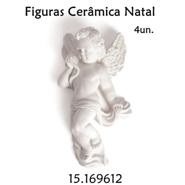 Figuras Natal Cerâmica 4un.