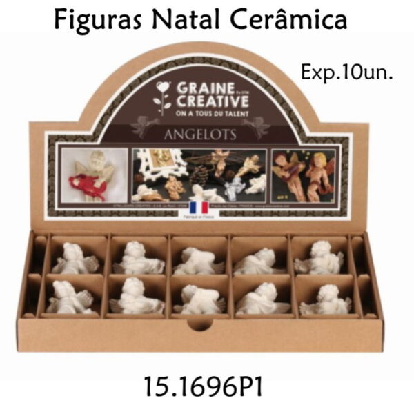 Figuras Natal Cerâmica Exp.10un.