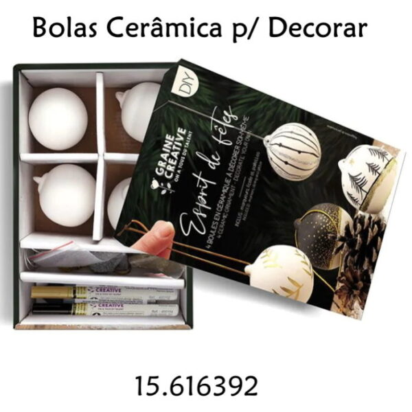 Bolas Cerâmica p/ Decorar