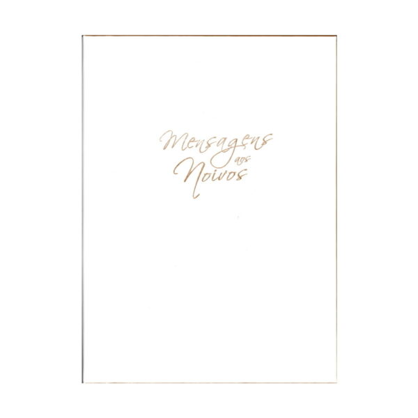 Livro Mensagens aos Noivos 28x20