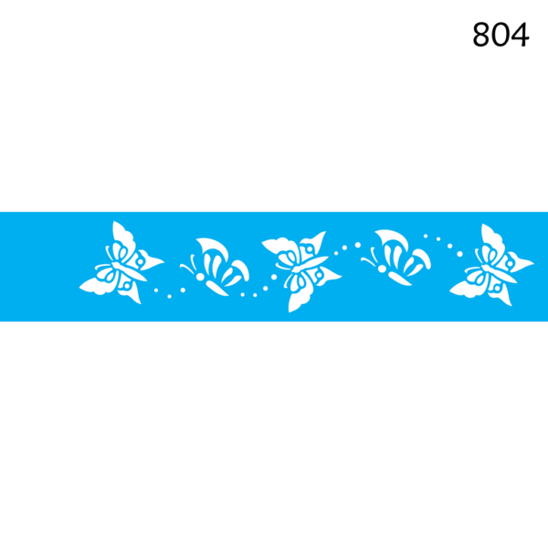 Stencil Opa 6x30 Simples Borboletas Delicadas