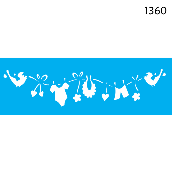 Stencil Opa 10x30  Varal Baby