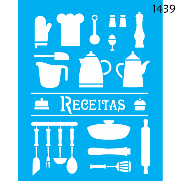 Stencil Opa 20X25 Estampas Receita