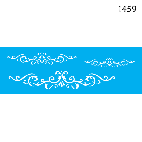 Stencil Opa 10x30 Arabesco 3 Folhas