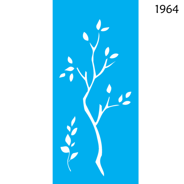 Stencil Opa 7x15 Simples Galho