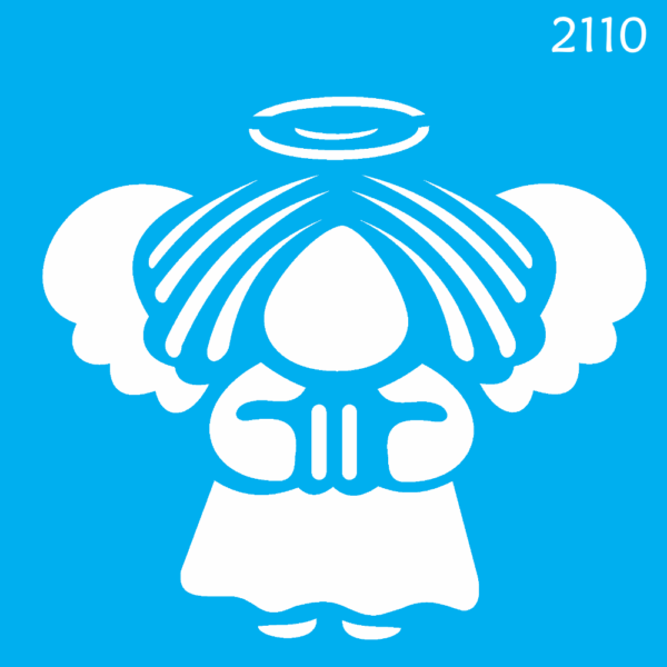 Stencil Opa 14x14 Simples Anjinha