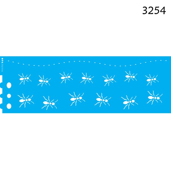 Stencil Opa 10x30 Barrado Formigas