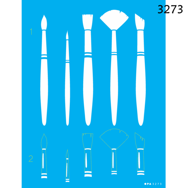 Stencil Opa 20X25 Simples Pinceis