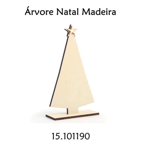 Árvore Natal Madeira 200x90mm  2un.