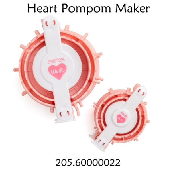 Faz Pompom Coração WeR
