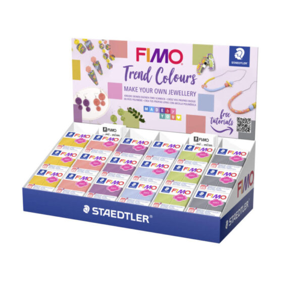 Expositor Fimo Soft 57gr. 6 Cores 72un.
