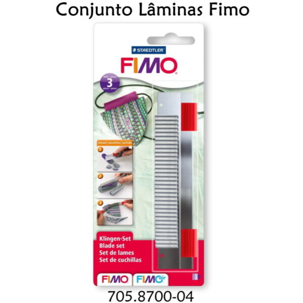 Conjunto Lâminas Fimo