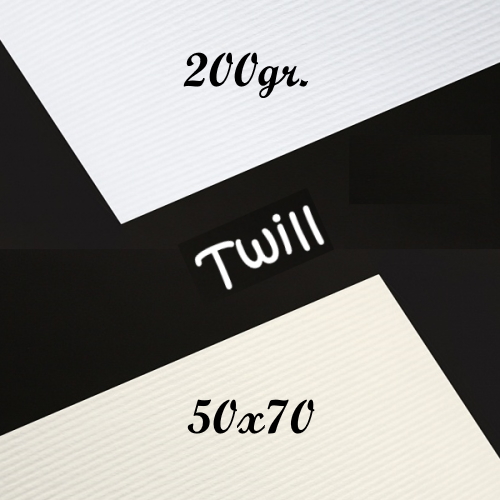 Cartolina Twill 200gr. 50x70