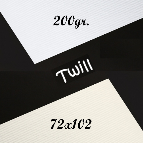 Cartolina Twill 200gr. 72x102