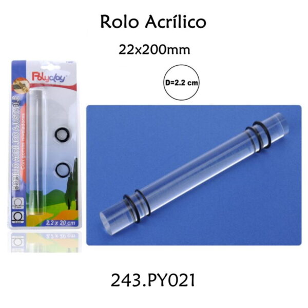 Rolo Acrílico 22x200mm
