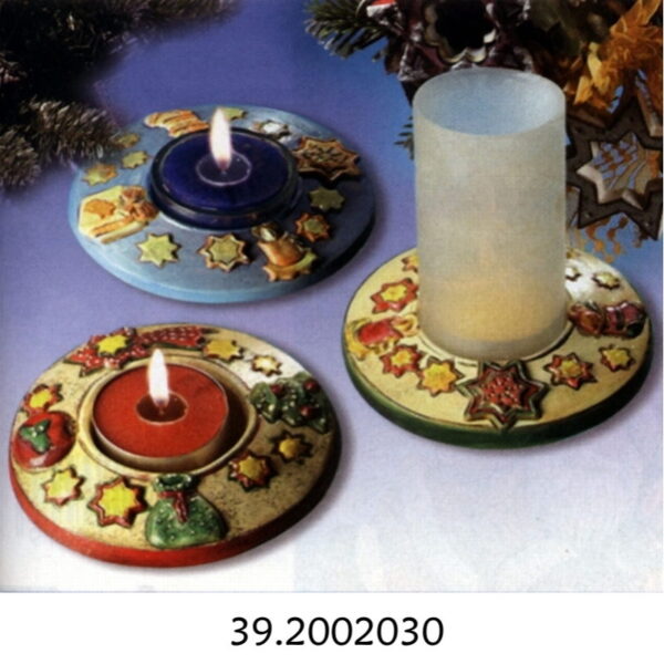 Molde Vela Natal 100mm