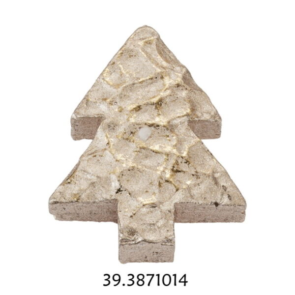 Árvore Madeira Ouro 35mm 4un.