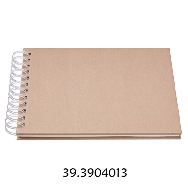 Álbum Castanho Claro 25 Folhas 22x17cm