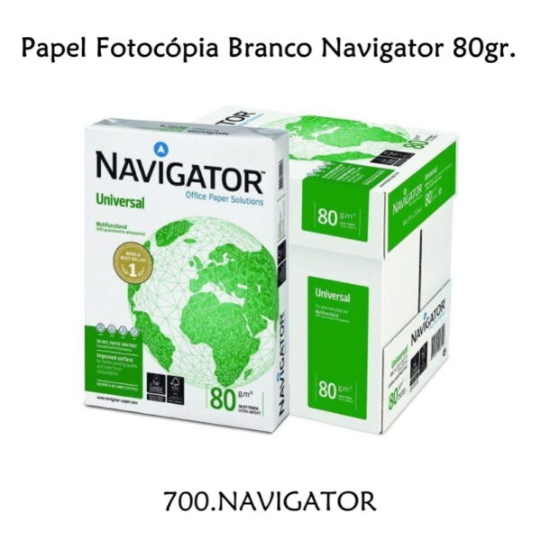 Papel Fotocópia Branco Navigator A4 80gr.