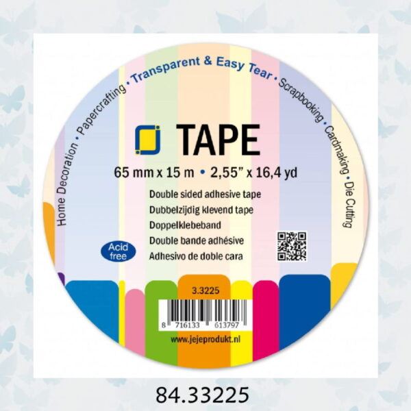 Fita Adesiva Dupla Face 65mmx15mts.