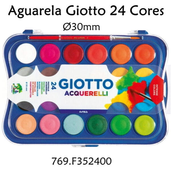 Aguarela Giotto 24 Cores