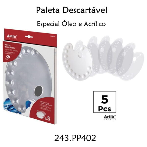 Paleta Descartável  5un.
