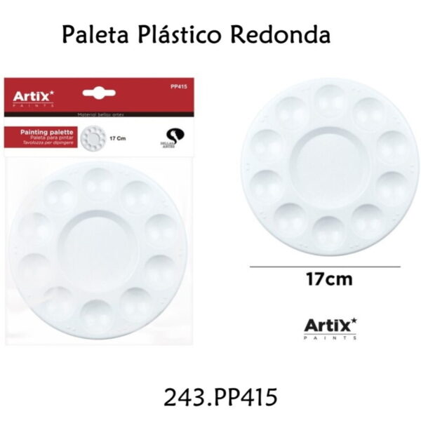 Paleta Plástica Redonda
