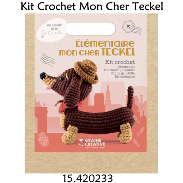 Kit Crochet Mon Cher Teckel
