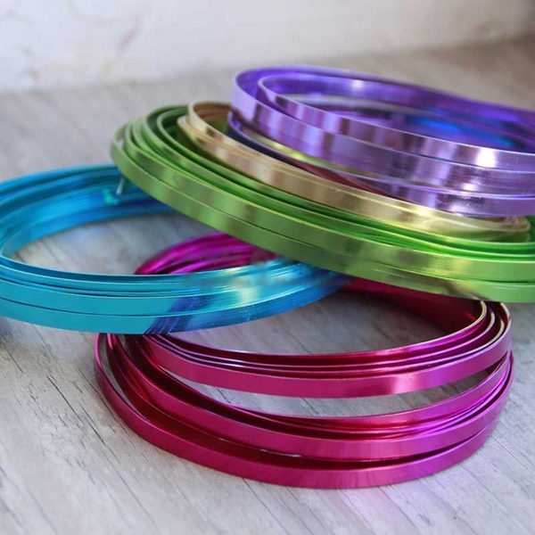 Fita Alumínio 5mm - 4Mts. (clique p/ver cores)