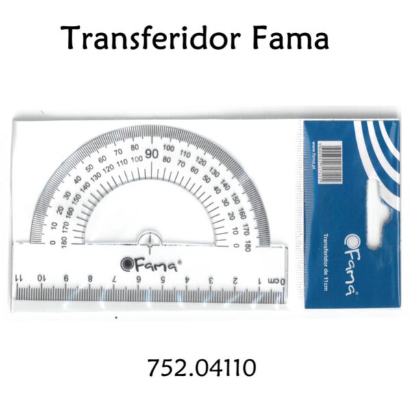 Transferidor Fama  11cm - 180º