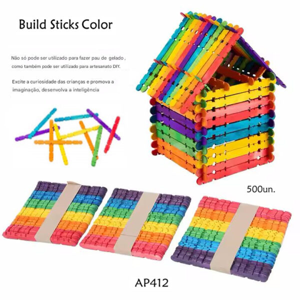 Build Sticks Color 10x114mm 500un.