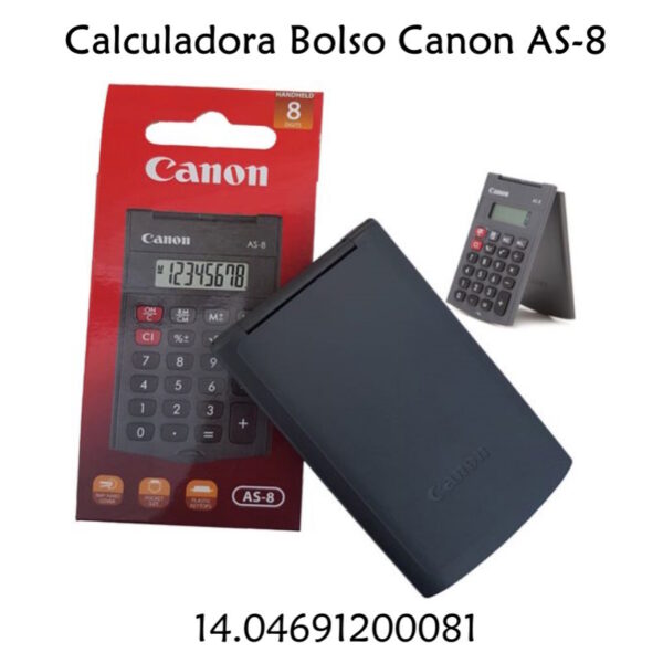 Calculadora Bolso Canon AS 8 Dígitos