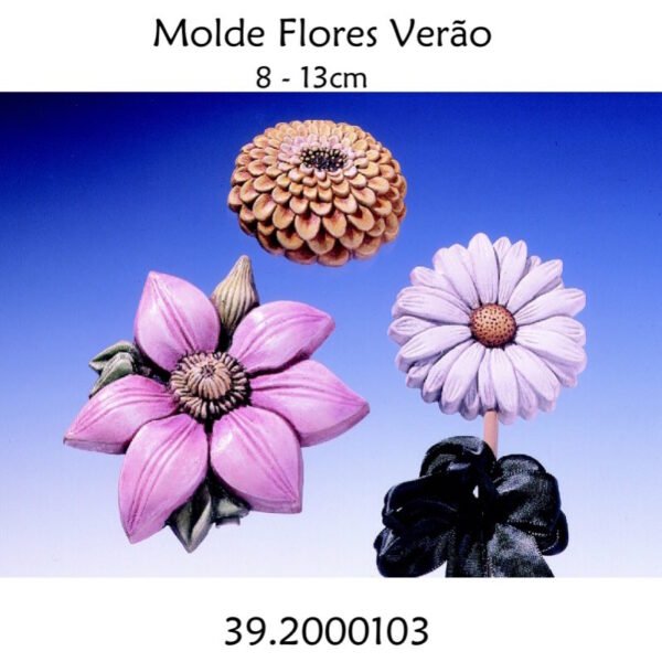 Molde Flores Verão 8-13cm