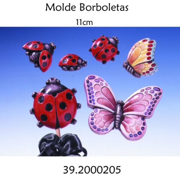 Molde Borboletas 11cm