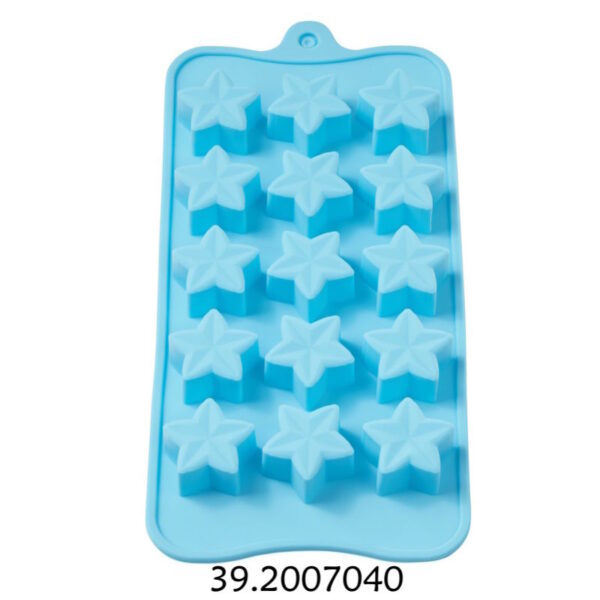 Molde de Silicone Estrelas