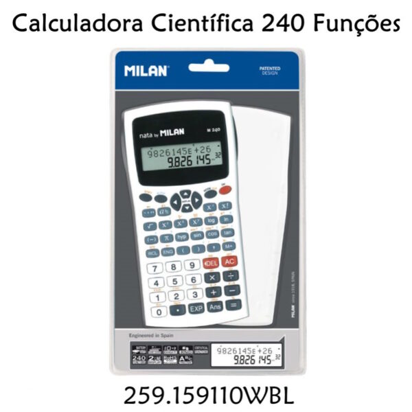 Calculadora Científica 240 Funções Milan