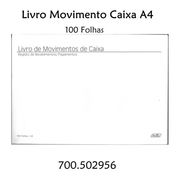Livro Movimento Caixa A4 100fls.