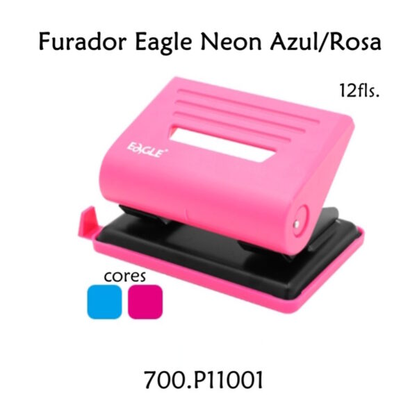 Furador Eagle Neon Azul/Rosa 212 Fls.