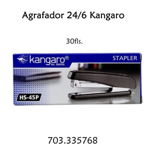 Agrafador Kagaro 24/6 - 30fls.